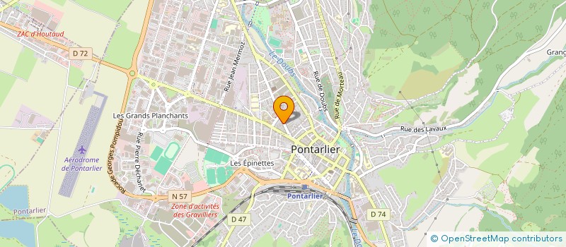 localisation de l'entreprise ANACOIF à DOUBS