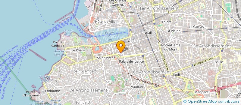 localisation de l'entreprise ANACOLAS à MARSEILLE