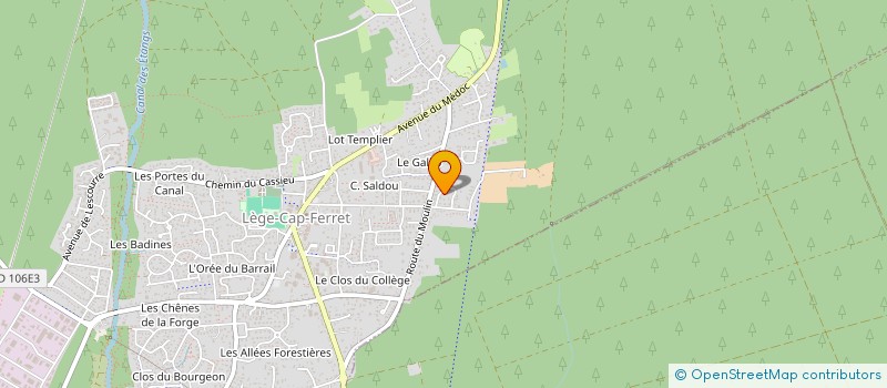 localisation de l'entreprise ANACOLUTHE à LEGE-CAP-FERRET