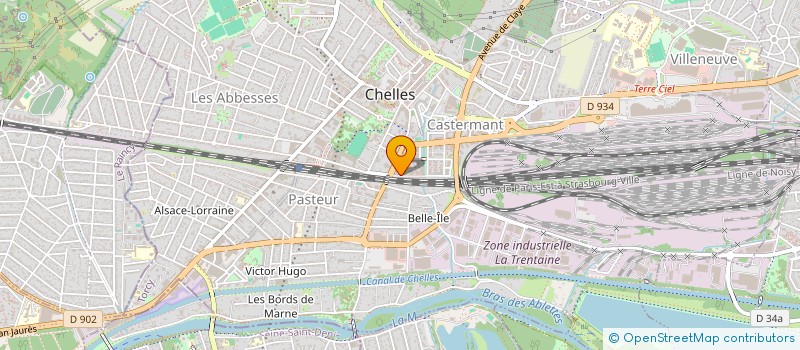 localisation de l'entreprise ANACONSULTING  CHELLES