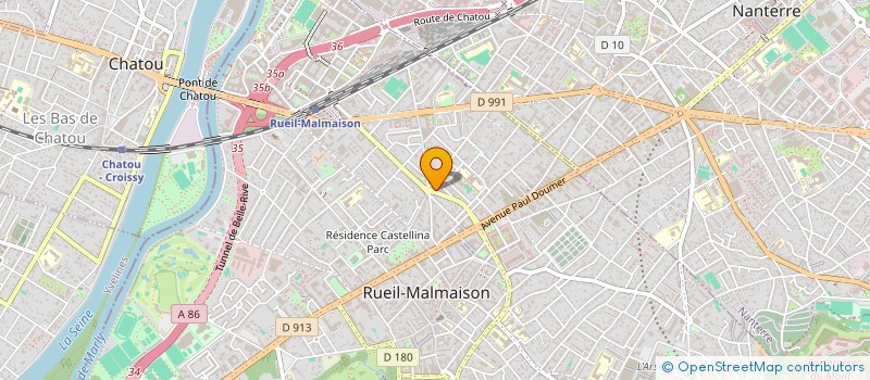 localisation de l'entreprise ANACOT SERVICES à RUEIL-MALMAISON