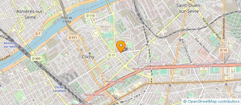 localisation de l'entreprise ANACOURS GROUPE à CLICHY