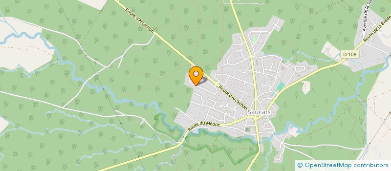 localisation de l'entreprise ANACROUSE  SAUCATS