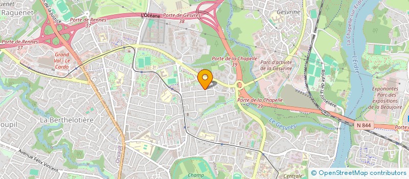 localisation de l'entreprise ANACROUSE à NANTES