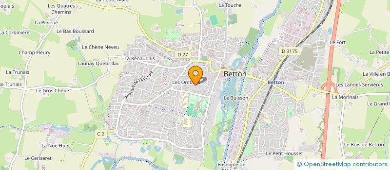 localisation de l'entreprise ANACROUSE  BETTON