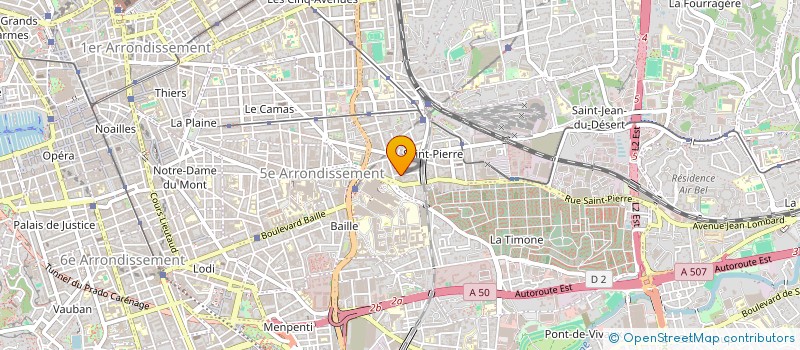 localisation de l'entreprise ANACROUSE à MARSEILLE