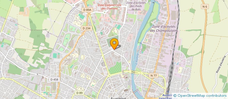 localisation de l'entreprise ANACROUSE 89 à AUXERRE