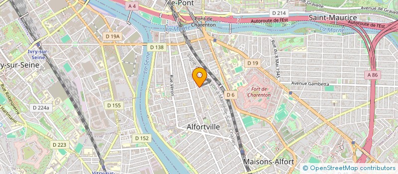 localisation de l'entreprise ANACRUSE PROD  ALFORTVILLE