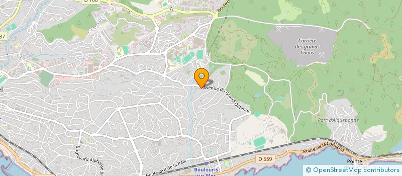 localisation de l'entreprise ANAD  SAINT-RAPHAEL