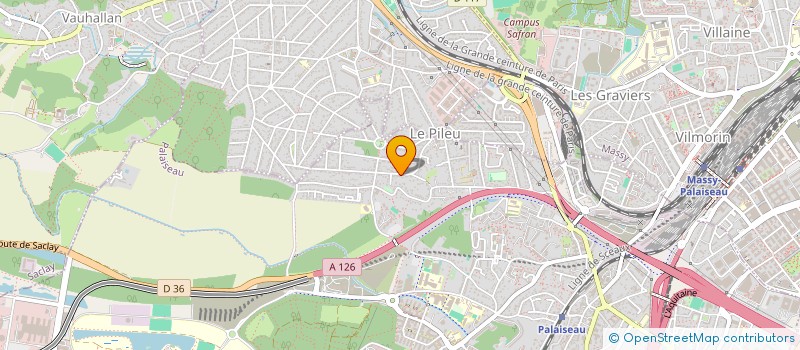 localisation de l'entreprise ANAD'M à PALAISEAU
