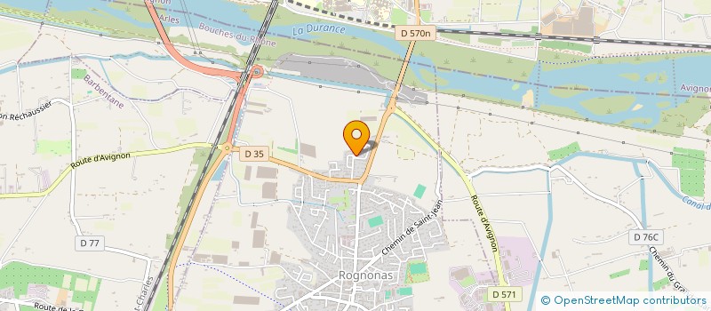 localisation de l'entreprise ANADALEX  ROGNONAS