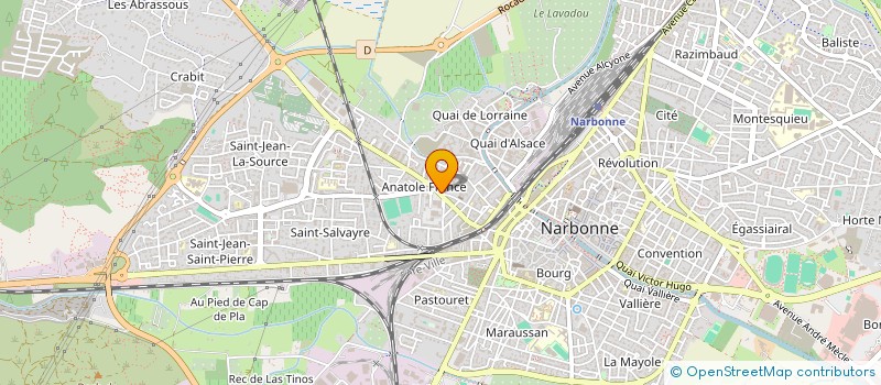 localisation de l'entreprise ANADIE à NARBONNE