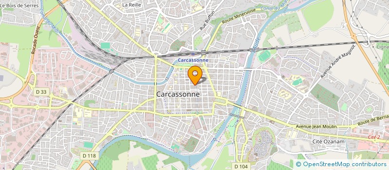 localisation de l'entreprise ANADINE à CARCASSONNE