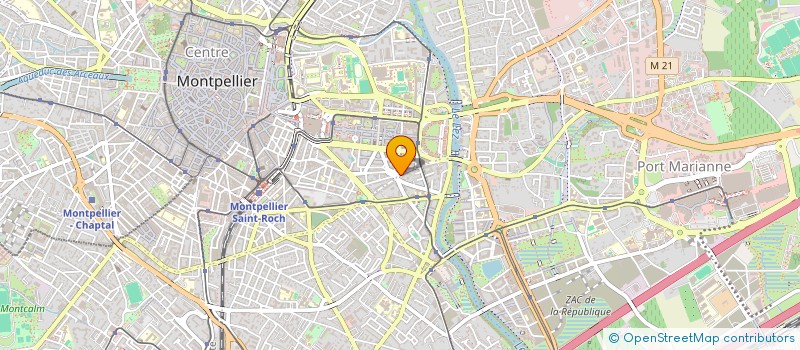 localisation de l'entreprise ANADINE COMPO à MONTPELLIER