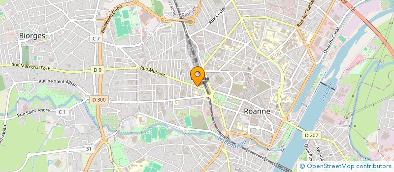 localisation de l'entreprise ANADOLU  ROANNE