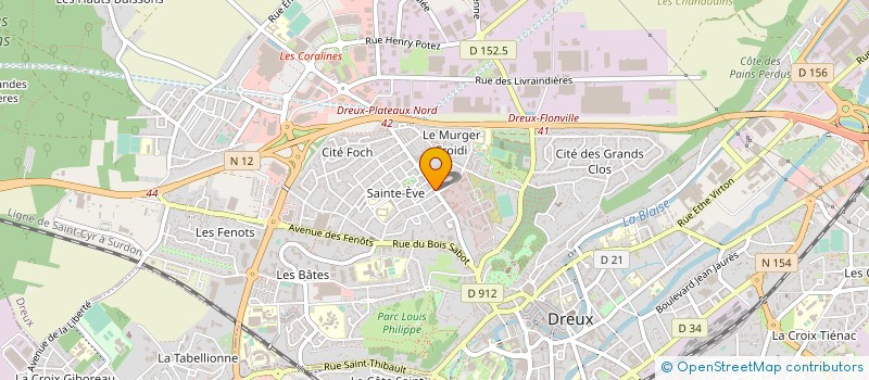 localisation de l'entreprise ANADOLU à DREUX