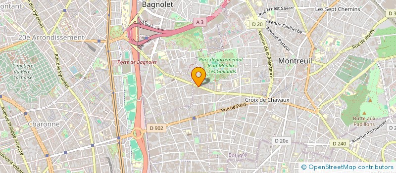 localisation de l'entreprise ANADOLU à MONTREUIL