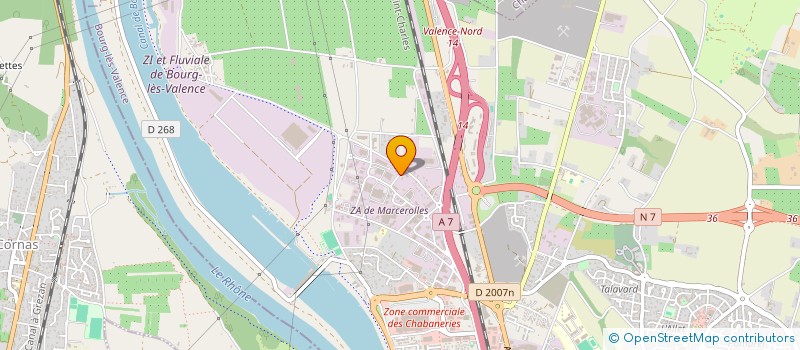 localisation de l'entreprise ANADOLU à BOURG-LES-VALENCE