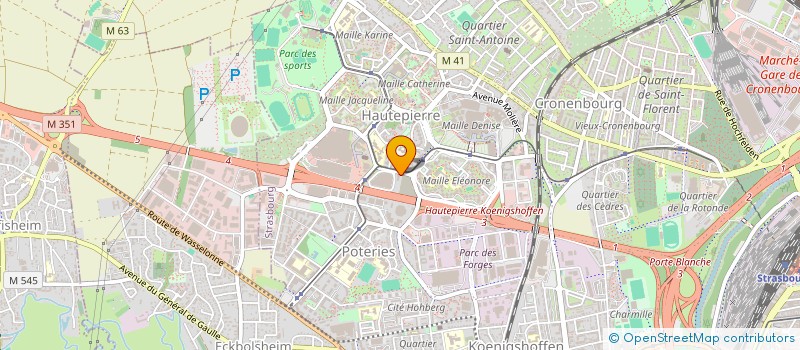 localisation de l'entreprise ANADOLU à STRASBOURG