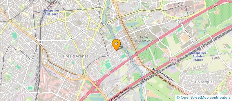 localisation de l'entreprise ANADOLU ASS MONTPELLIER-ANATOLIE à MONTPELLIER