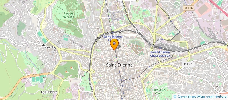 localisation de l'entreprise ANADOLU PAZARI à SAINT-ETIENNE