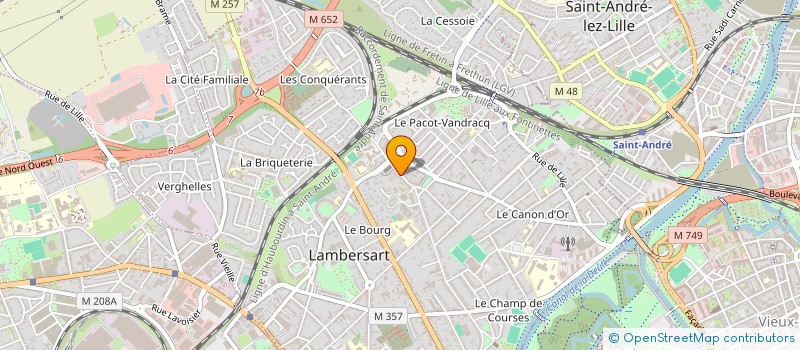 localisation de l'entreprise ANADOM' à LAMBERSART