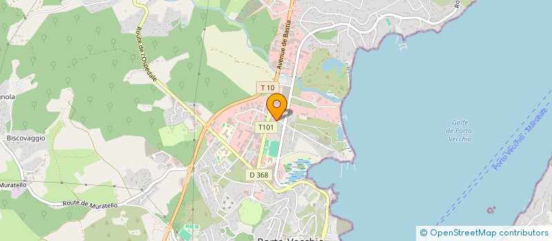 localisation de l'entreprise ANADRI à PORTO-VECCHIO