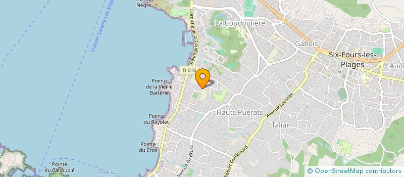 localisation de l'entreprise ANAE à SIX-FOURS-LES-PLAGES
