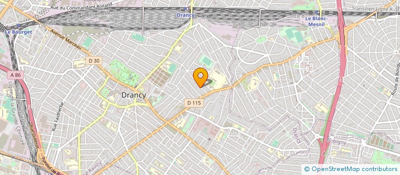 localisation de l'entreprise ANAEL AMBULANCE à DRANCY