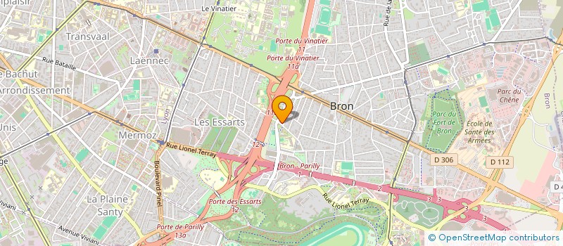 localisation de l'entreprise ANAEL MADEC DATA  LYON