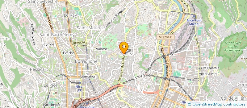 localisation de l'entreprise ANAEL OUAZANA à NICE