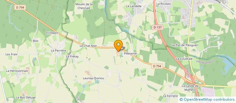 localisation de l'entreprise ANAELINA  PLESDER