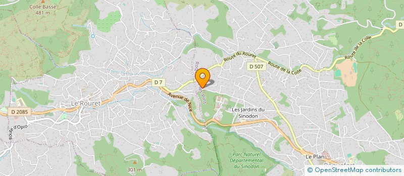 localisation de l'entreprise ANAELLA  ROQUEFORT-LES-PINS