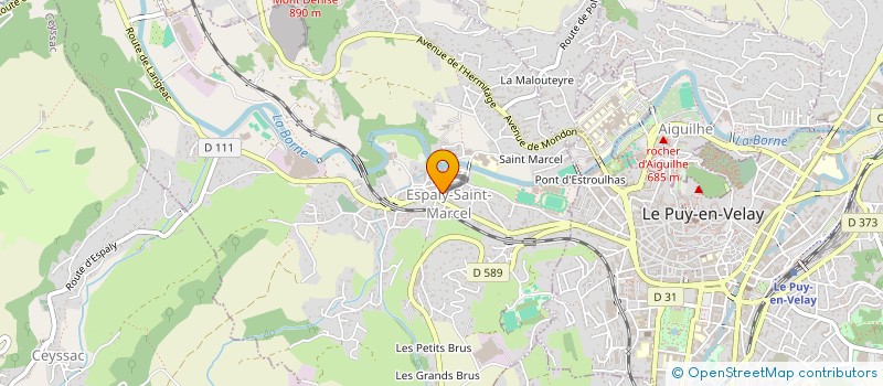 localisation de l'entreprise ANAELLE  ESPALY-SAINT-MARCEL