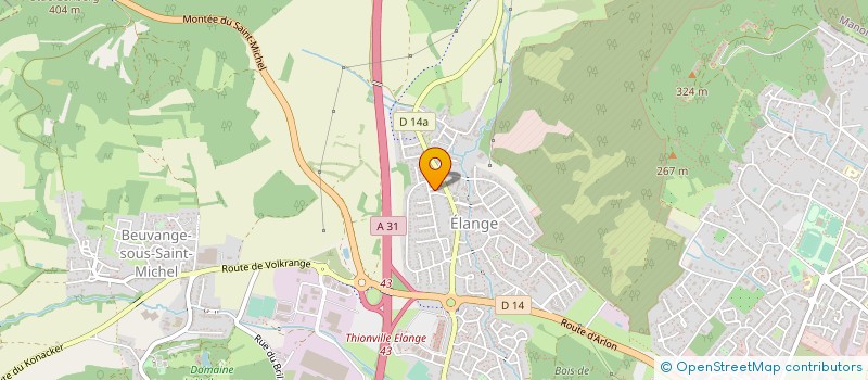 localisation de l'entreprise ANAELLE à THIONVILLE