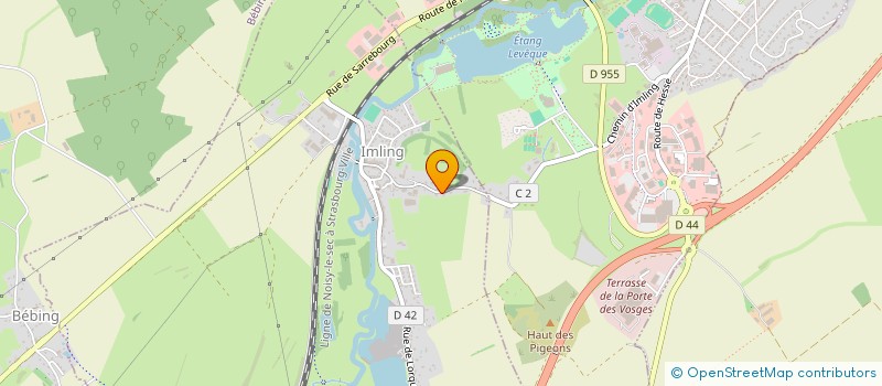 localisation de l'entreprise ANAELLE  IMLING