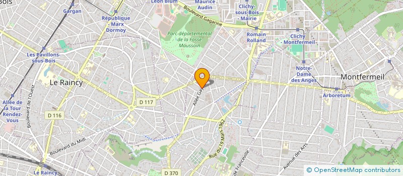 localisation de l'entreprise ANAELLE à GAGNY