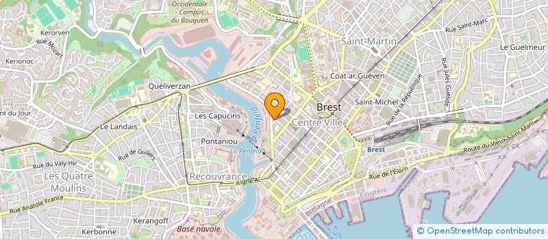 localisation de l'entreprise ANAELLE à BREST