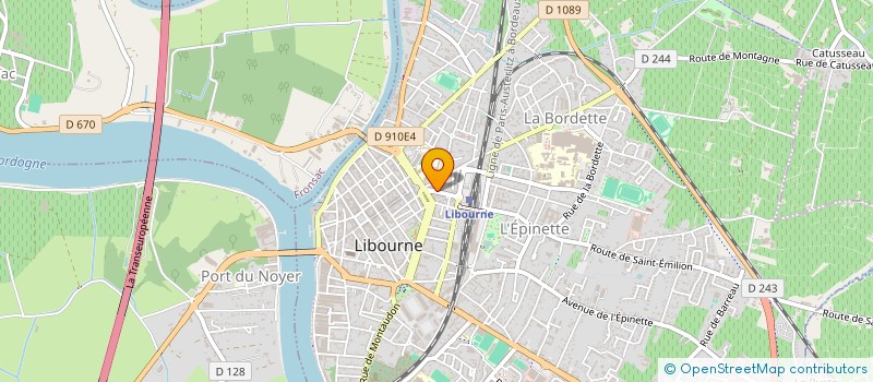 localisation de l'entreprise ANAELOU  LIBOURNE