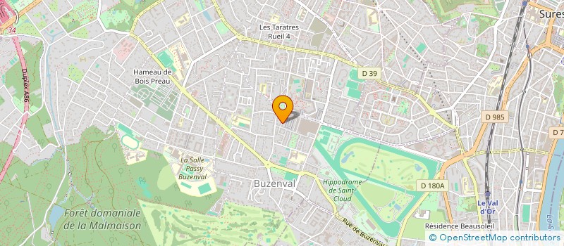 localisation de l'entreprise ANAESTHINVEST  RUEIL-MALMAISON