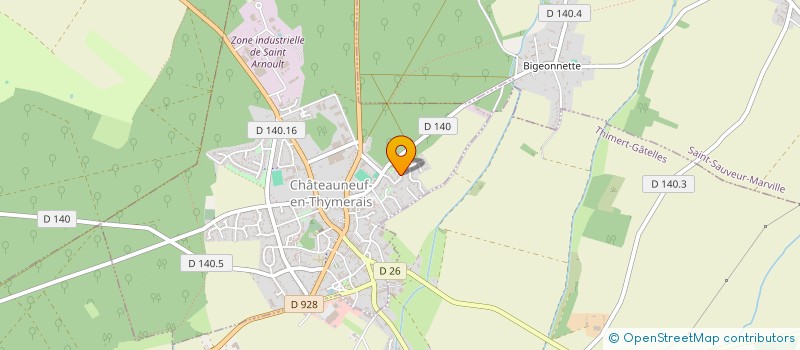 localisation de l'entreprise ANAETY à CHATEAUNEUF-EN-THYMERAIS