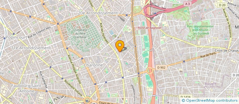 localisation de l'entreprise ANAF  PARIS