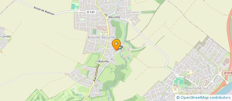 localisation de l'entreprise ANAFAB  BIEVILLE-BEUVILLE