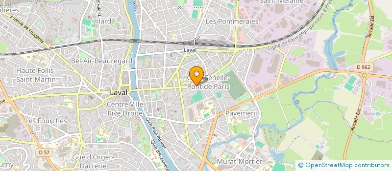 localisation de l'entreprise ANAGA à LAVAL