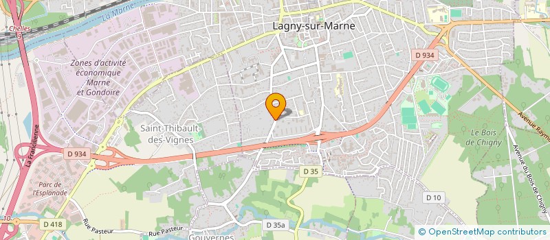 localisation de l'entreprise ANAGAB  LAGNY-SUR-MARNE