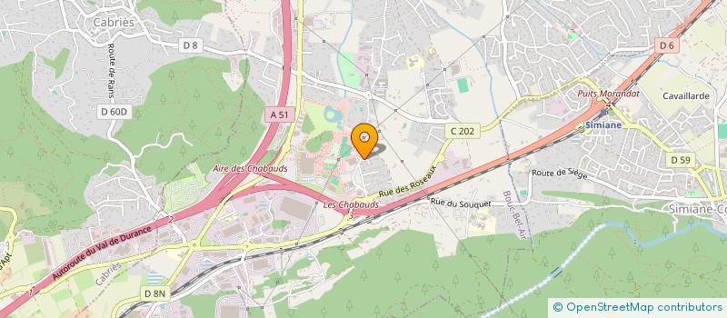 localisation de l'entreprise ANAGAE à BOUC-BEL-AIR
