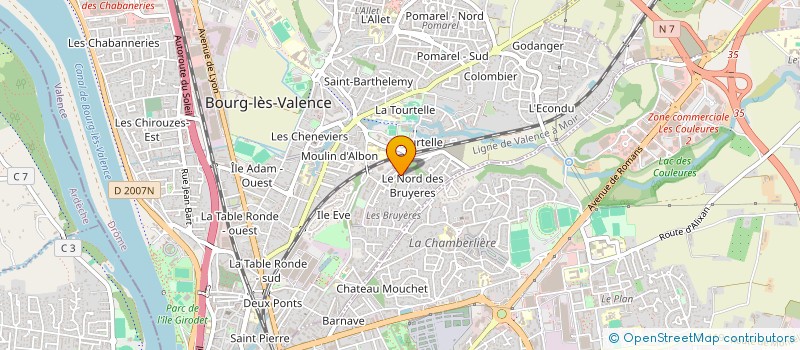 localisation de l'entreprise ANAGALLIS  BOURG-LES-VALENCE