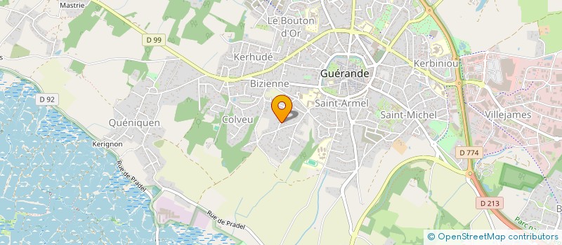 localisation de l'entreprise ANAGALYS  GUERANDE