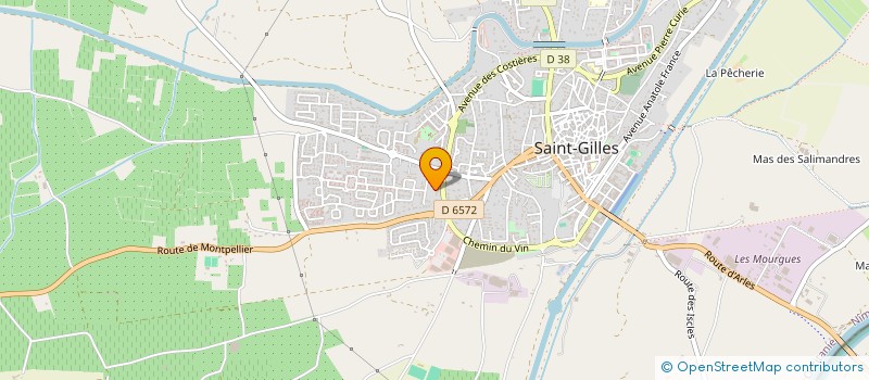 localisation de l'entreprise ANAGERO à SAINT-GILLES