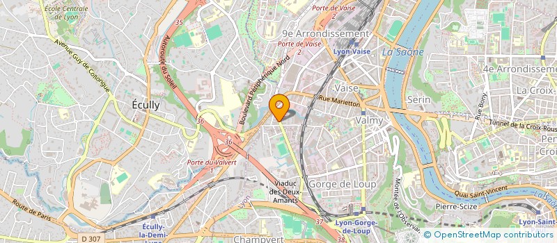 localisation de l'entreprise ANAGOGY à LYON